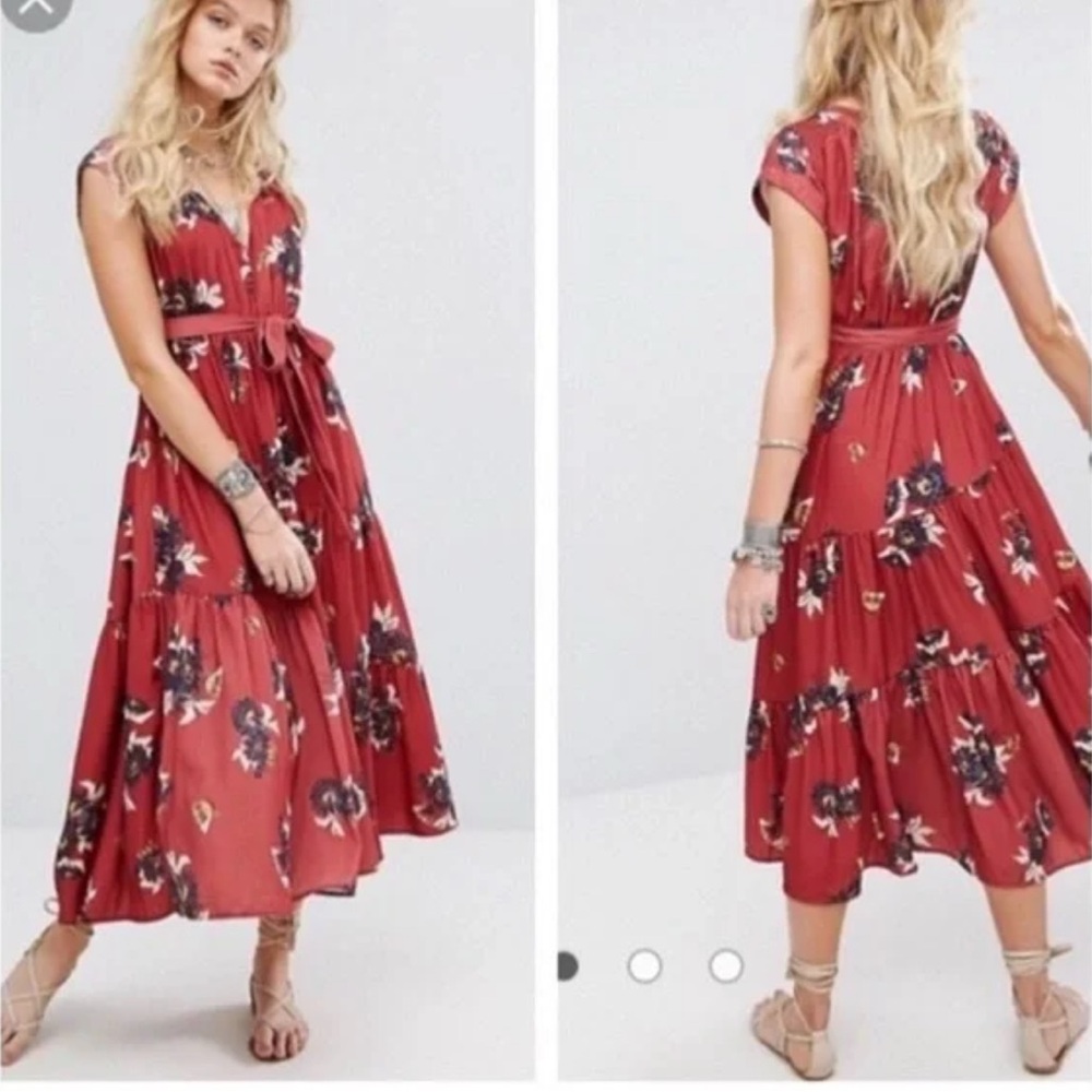 Free People All I Got Maxi Dress size 6 - Picture 3 of 11
